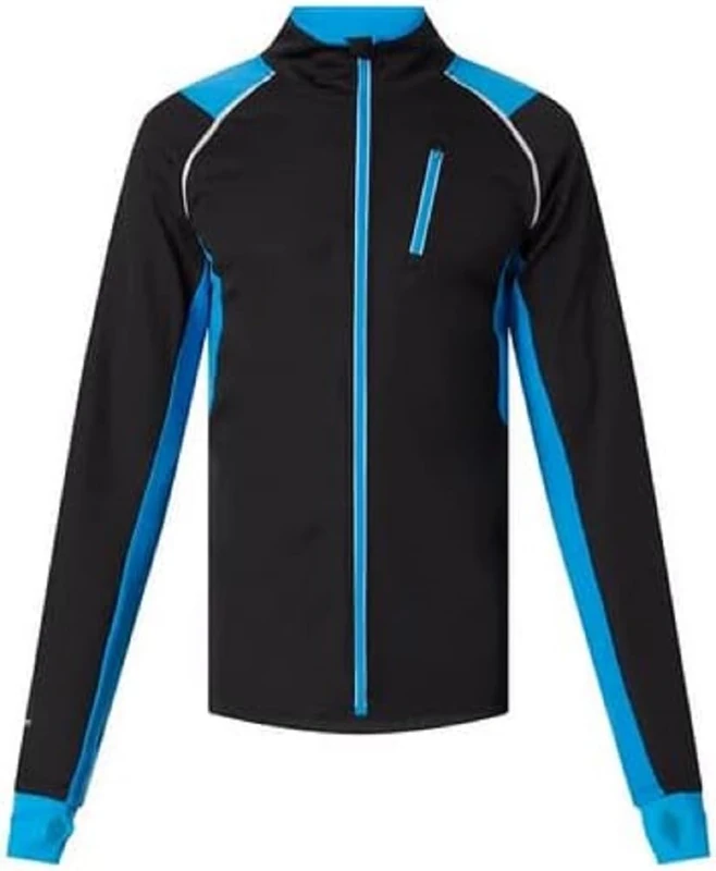 Energetics Boy's Sandro II Jacket, Black/Blue, L - Image 1