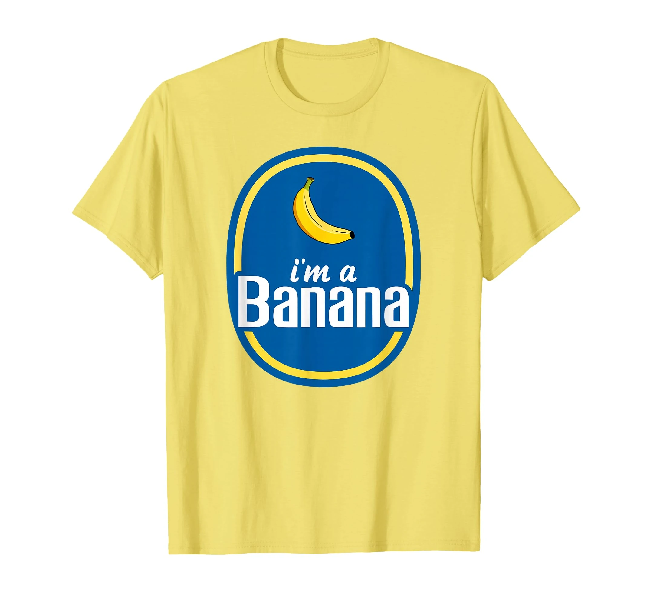 I'm A Banana Costume Halloween Fruit Sticker Yellow Funny T-Shirt