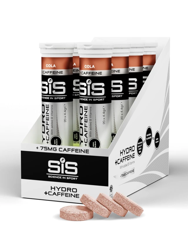Science in Sport Hydro Electrolyte Tablets 160 pcs. Cola + Caffeine – Vegan & Gluten-Free, with Sodium, Calcium, Potassium & Magnesium for Balanced Electrolyte Levels (Packaging May Vary)