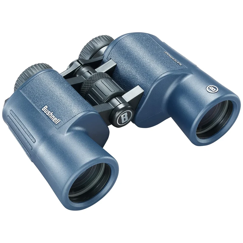 Bushnell - H2O 2-8x42 Dark Blue Porro - Fully Multicoated - Waterproof/Fogproof - Twist Up Eyecups - Watersport - Boating