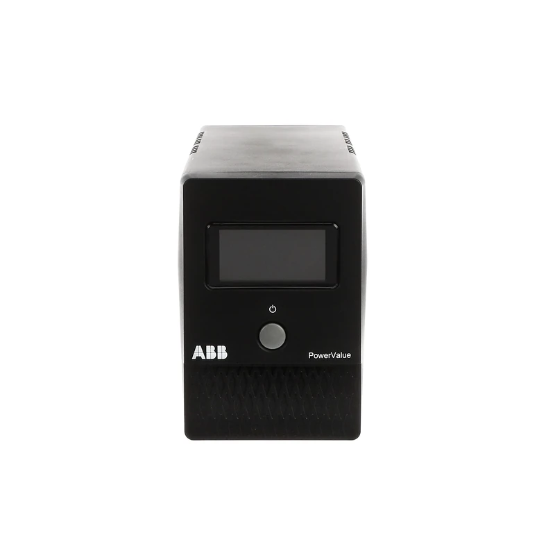 ABB PowerValue 11LI Pro 600 VA Uninterruptible Power Supply UPS Line-interactive, full-featured, network-grade (4NWP100175R0002), Black