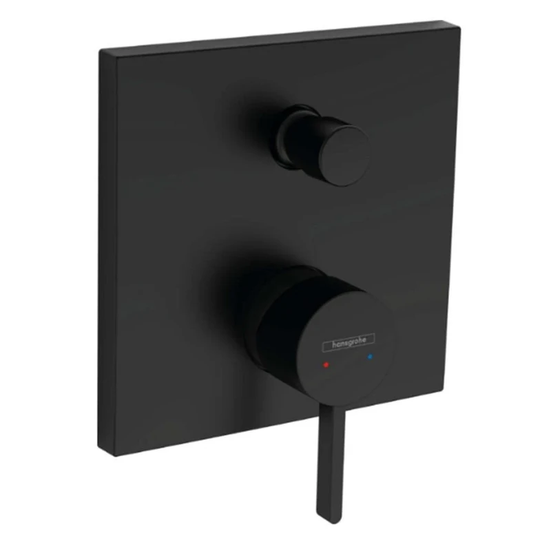 hansgrohe Finoris Single lever bath mixer for concealed installation, matt black, 76415670