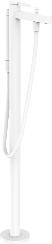 hansgrohe Finoris Single lever bath mixer floor-standing, matt white, 76445700
