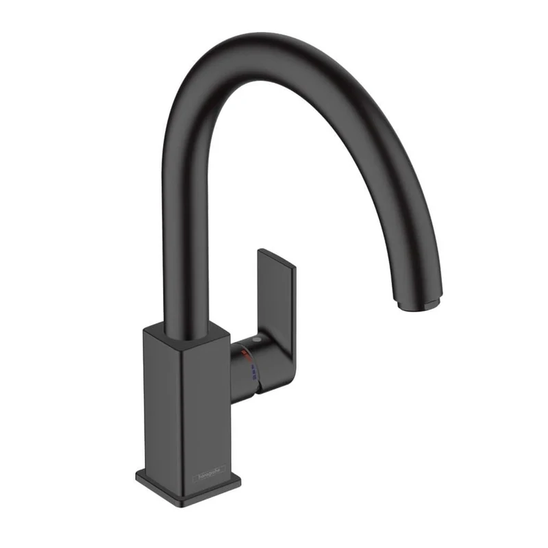hansgrohe Vernis Shape M35 Kitchen Tap 210 with swivel spout, matt black, 71871670