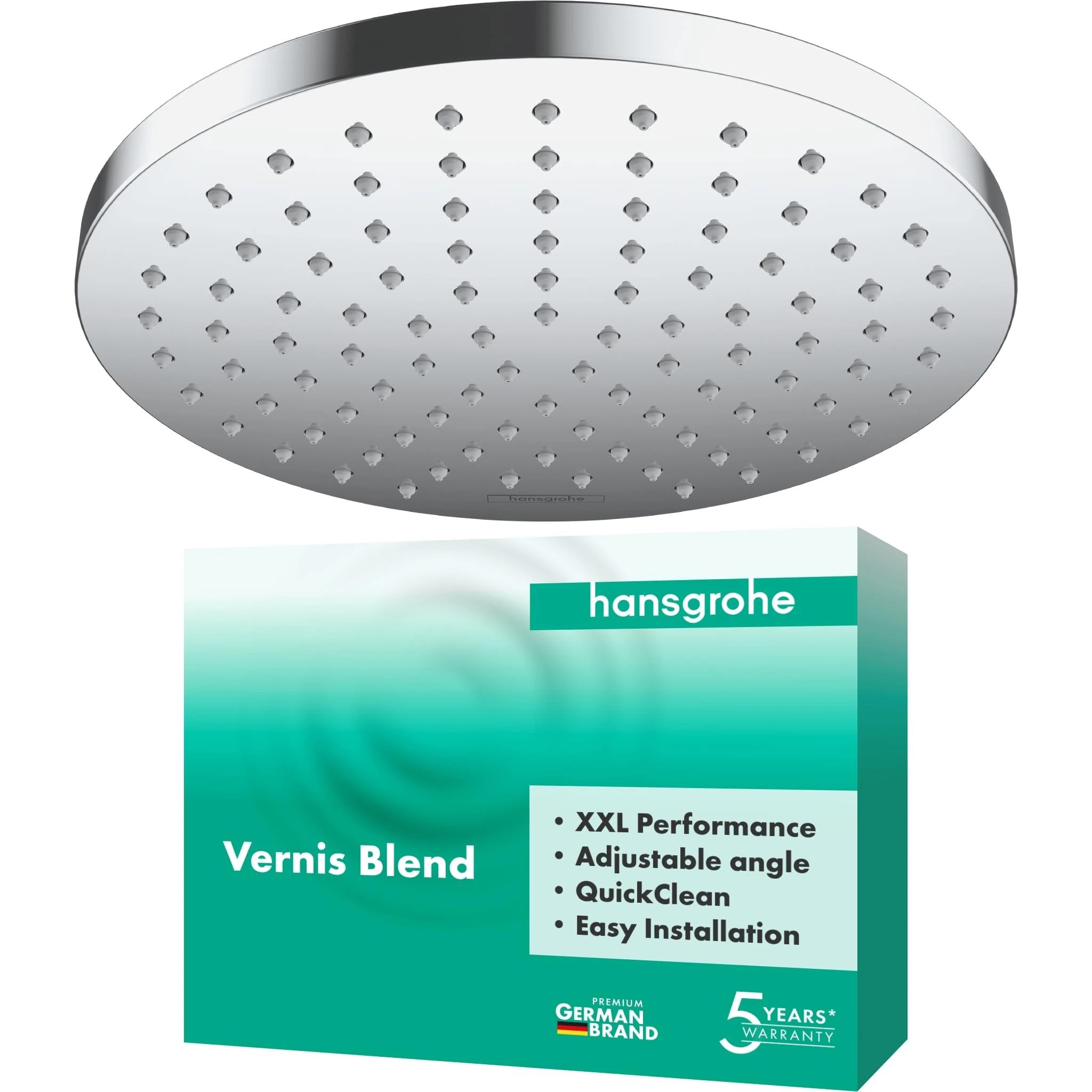 hansgrohe Vernis Blend Overhead shower 200 1 Spray, chrome, 26271000