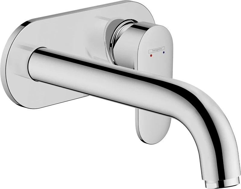 hansgrohe Vernis Blend Basin Mixer Tap for concealed installation wall-mounted with spout 20,7 cm, chrome, 71576000