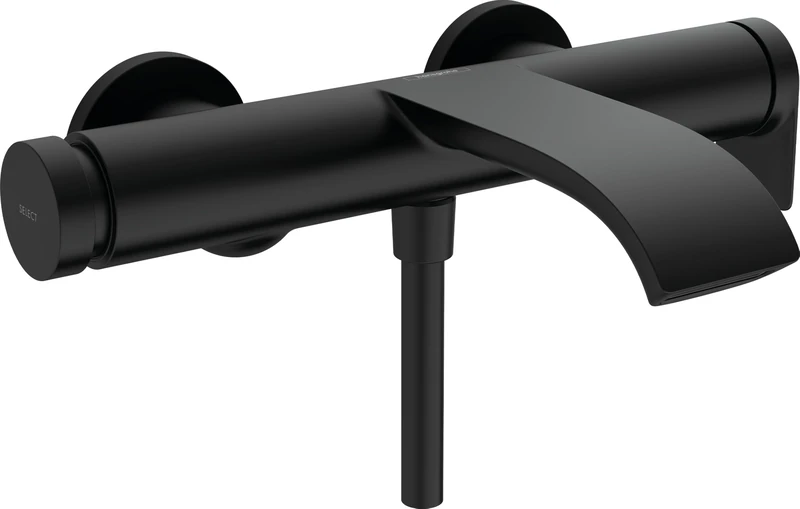 hansgrohe Vivenis Single lever bath mixer for exposed installation, matt black, 75420670