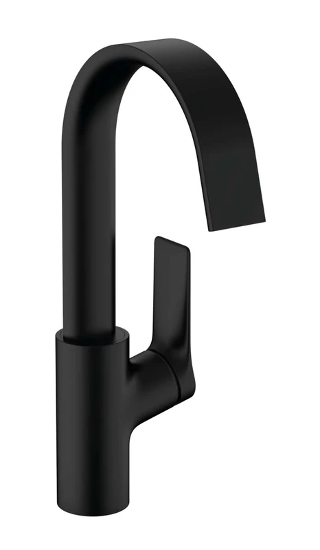 hansgrohe Vivenis Basin Mixer Tap 210 with swivel spout without waste set, matt black, 75032670