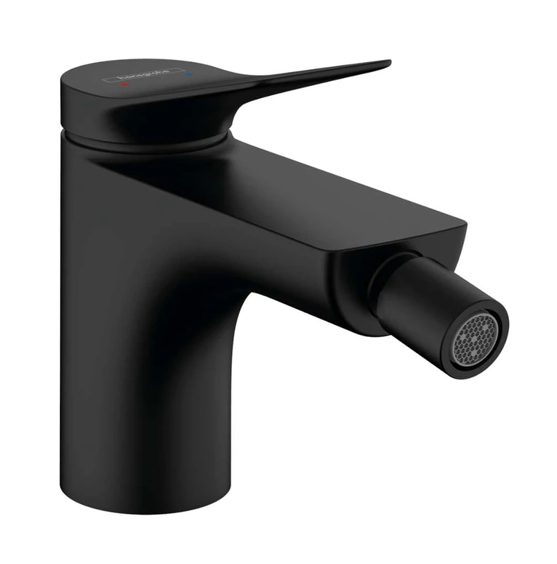 hansgrohe Vivenis Single lever bidet mixer with pop-up waste set, matt black, 75200670