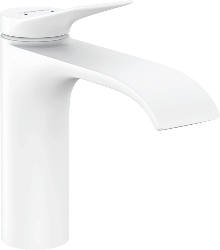 hansgrohe Vivenis Basin Mixer Tap 110 without waste set, matt white, 75022700