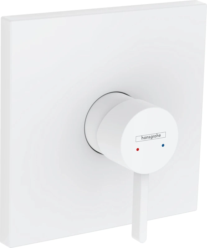 hansgrohe Finoris Single lever shower mixer for concealed installation, matt white, 76615700