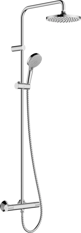 hansgrohe Vernis Blend Shower System 200 1 Spray Water-Saving with thermostat, chrome, 26318000