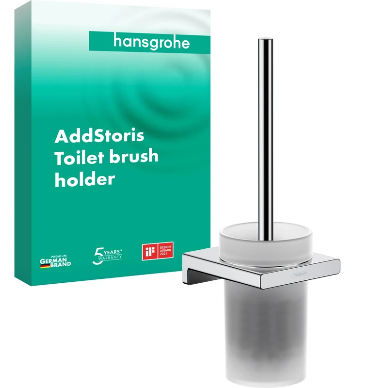 hansgrohe AddStoris Toilet brush holder wall-mounted, chrome, 41752000