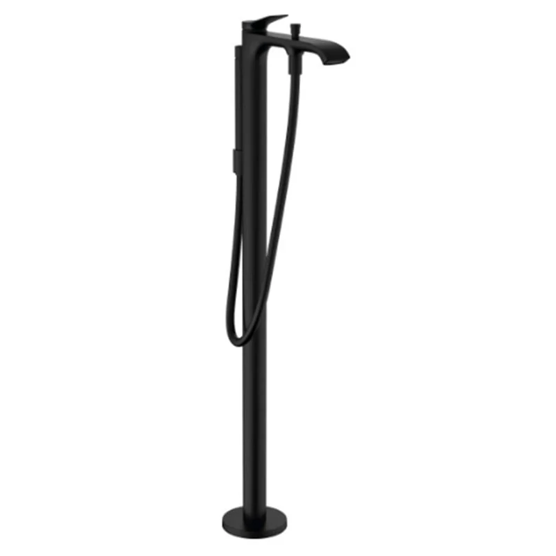 hansgrohe Vivenis Single lever bath mixer floor-standing, matt black, 75445670