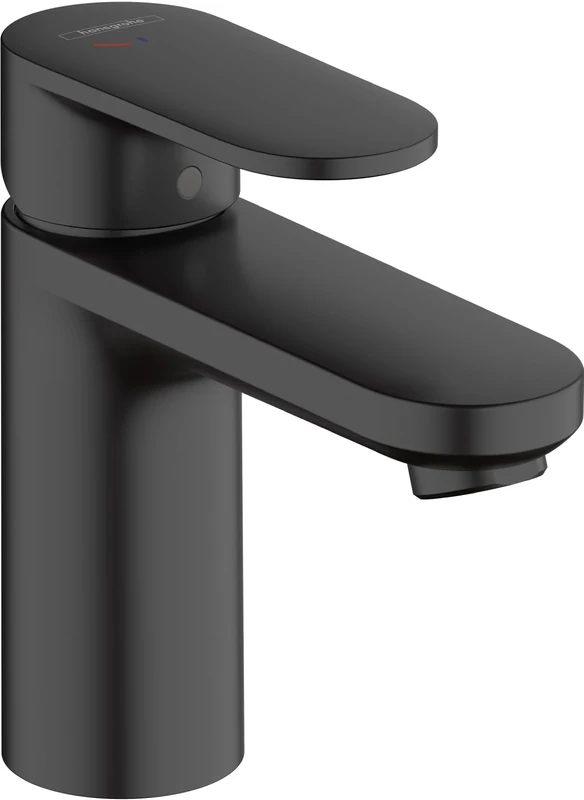 Hansgrohe Vernis Blend 100 Basin Mixer Tap - Matt Black, CoolStart