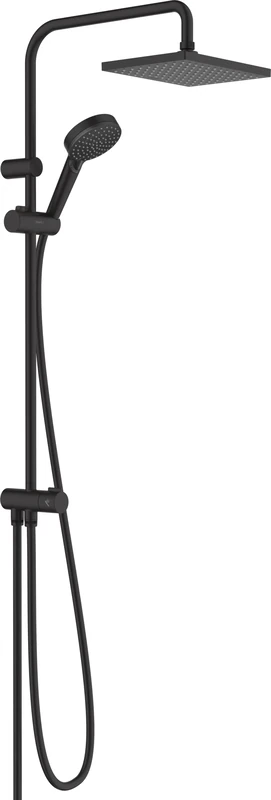 hansgrohe Vernis Shape Shower System 230 1 Spray Reno Water-Saving, matt black, 26289670