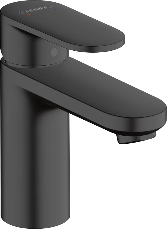 Hansgrohe Vernis Blend 100 Mixer Tap in Matt Black with Pop-Up Waste
