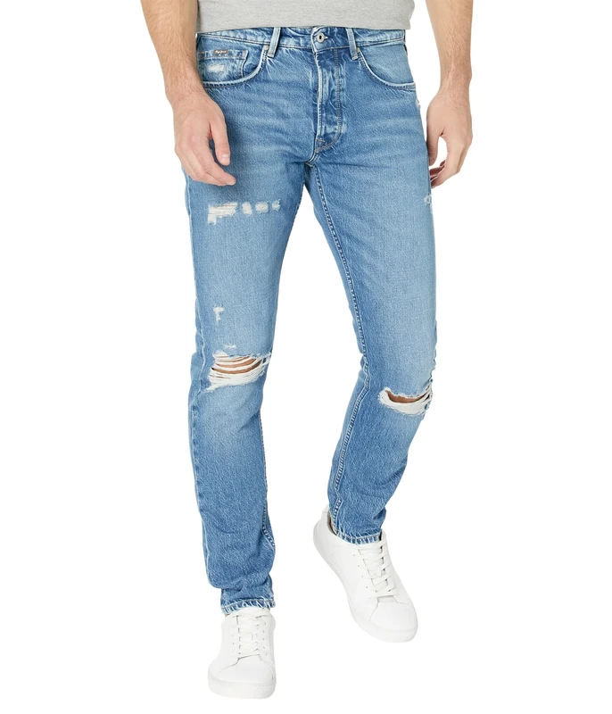 Pepe Jeans Men's Callen Crop Jeans, Blue (Denim-RF7), 30W / 32L