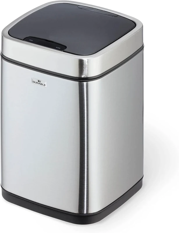 Durable Sensor Waste Bin NO TOUCH - 6 Litre Sensor Bin - Motion Sensored Bin - Made from Strong Steel - Perfect for Any Home or Workplace