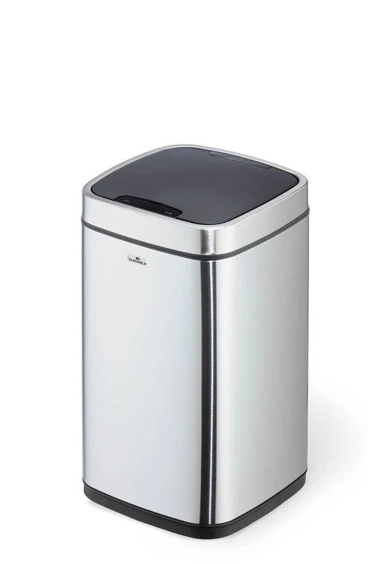 Durable Sensor Waste Bin NO TOUCH - 12 Litre Sensor Bin - Motion Sensored Bin - Made from Strong Steel - Perfect for Any Home or Workplace