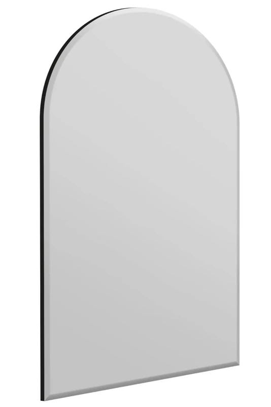 MirrorOutlet,120 x 80,Frameless,YC108 Large Arched Modern Venetian Glass bevelled Wall Mirror 2Ft7 X 3Ft11 (80cm X 120cm)