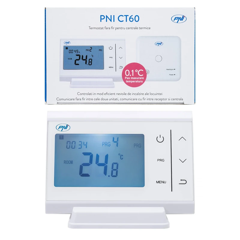 PNI CT60 Wireless Thermostat - Programmable Heating Control