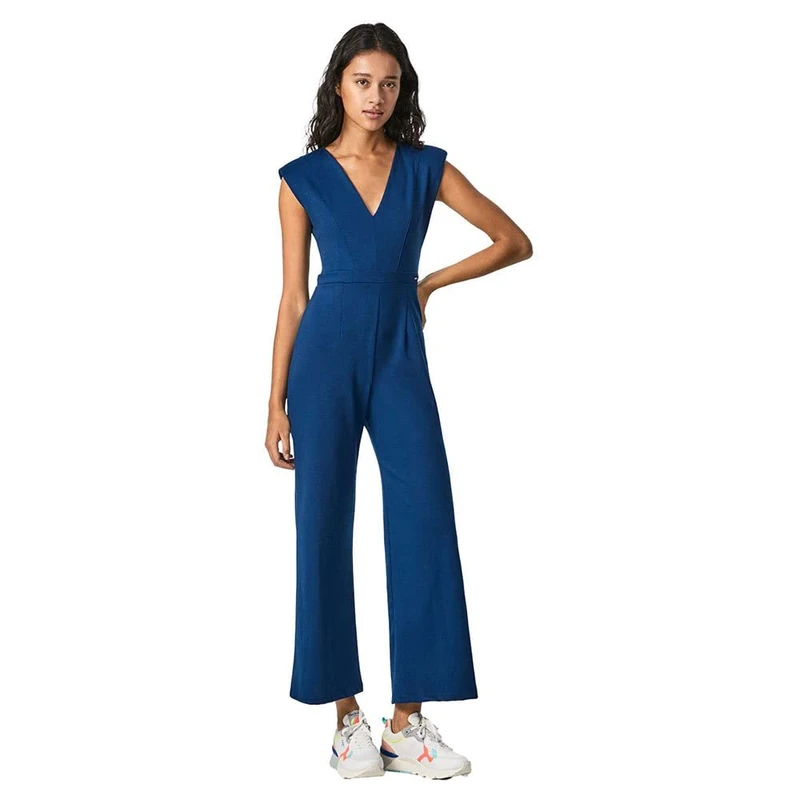 Pepe Jeans Women's Melody Jumpsuit, Blue (Midnight), S