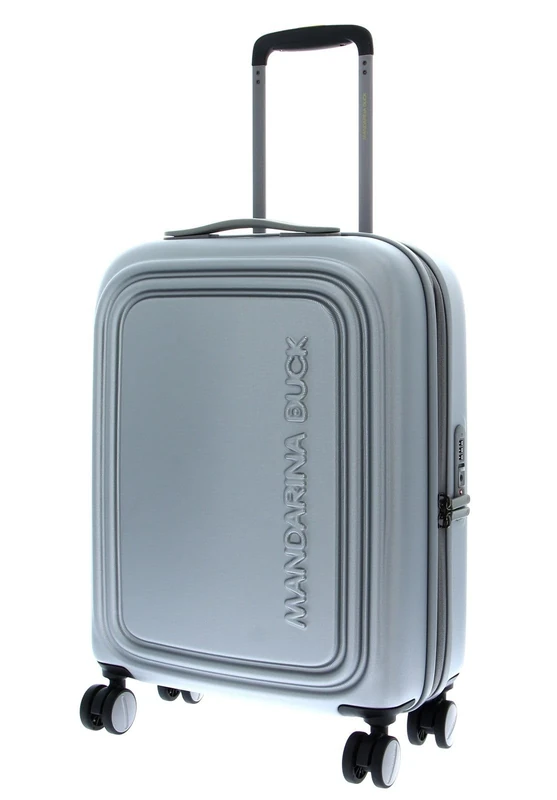 Mandarina Duck LOGODUCK + Trolley Cabin EXP Silver (Silver) 40x55x20/23 (LxHxW)