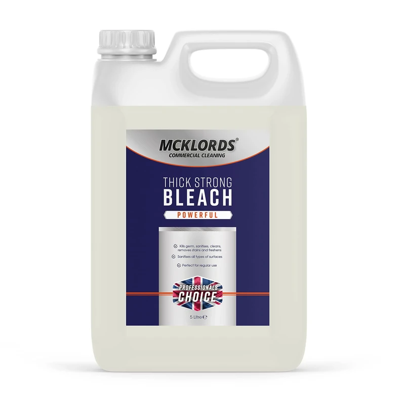 McKLords Thick Strong Bleach, 5 Litre