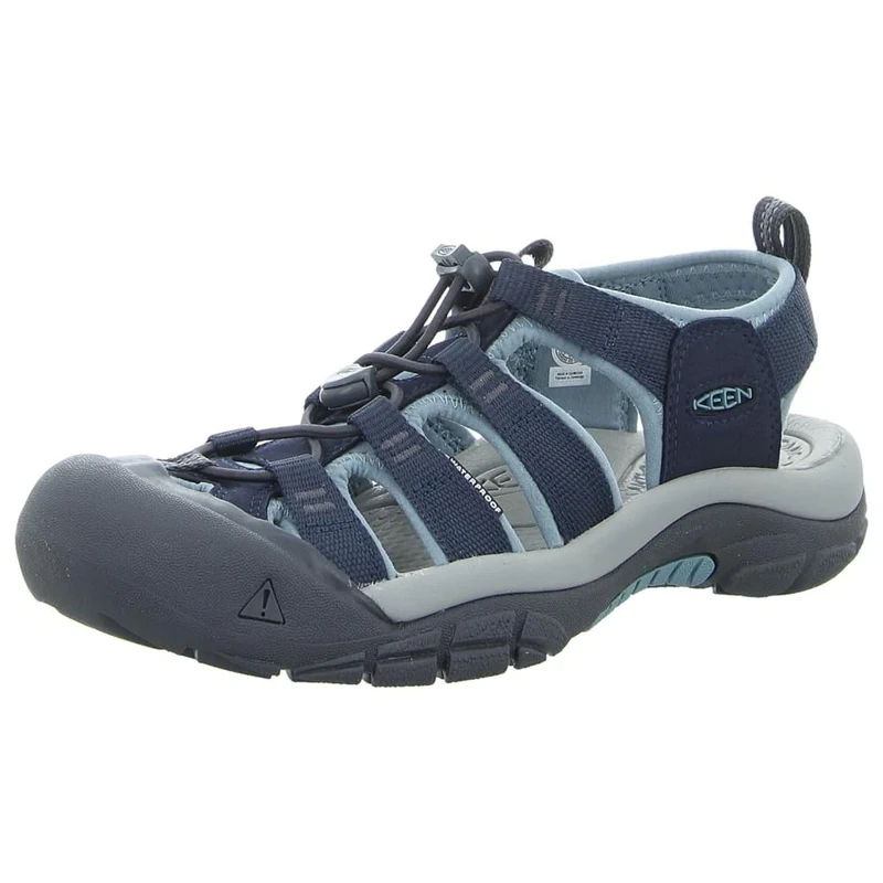 KEEN Women's Newport H2 Closed Toe Water Sandals, Navy/Magnet, 2.5