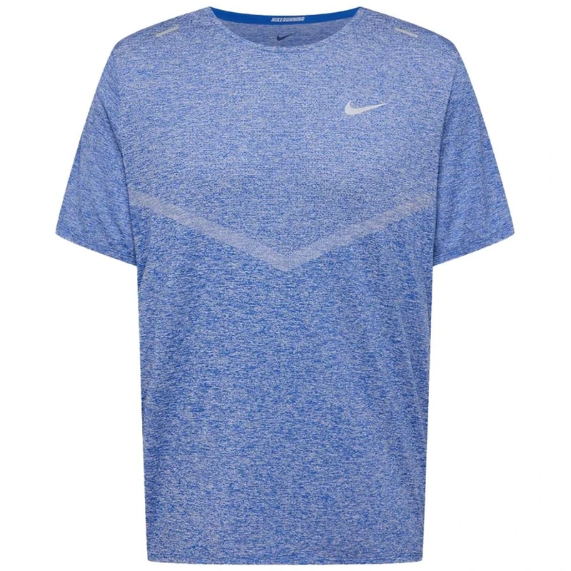 NIKE CZ9184-482 M NK DF RISE 365 SS Sweatshirt Men's Game Royal/Htr/Slicctive Silv 3XL
