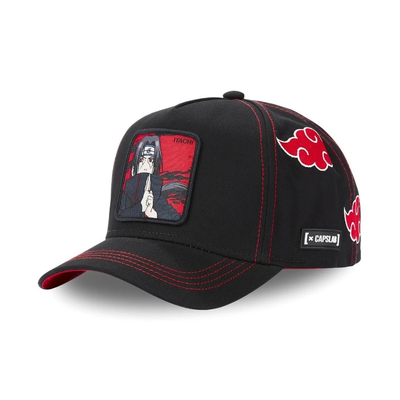 Capslab Itachi Naruto Black Adjustable Snapback Cap