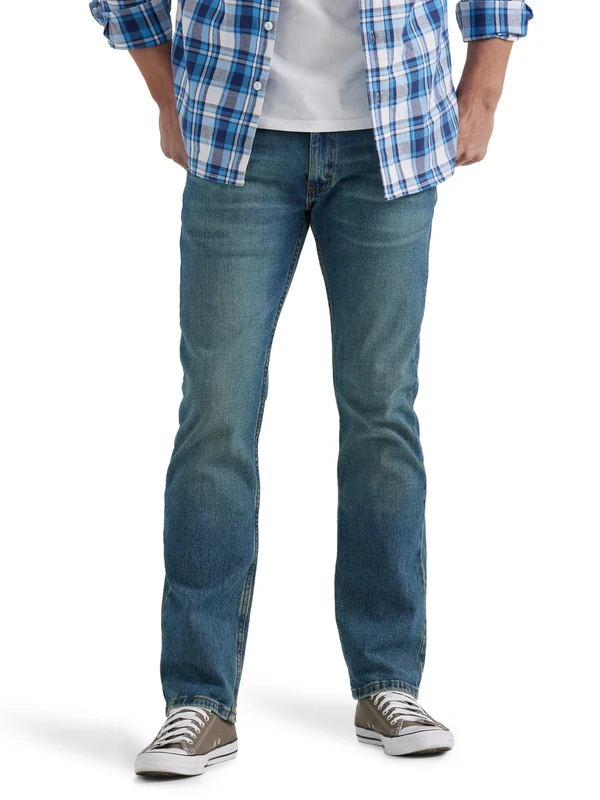 Lee Men's Legendary Slim Straight Leg Jean, Fuel, 28W x 32L