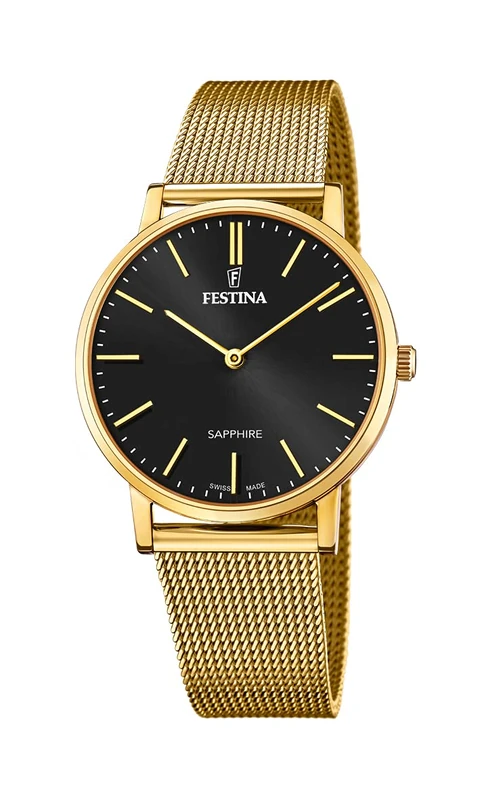 Festina , Men’s Swiss Made Watch, Gold, F20022/3