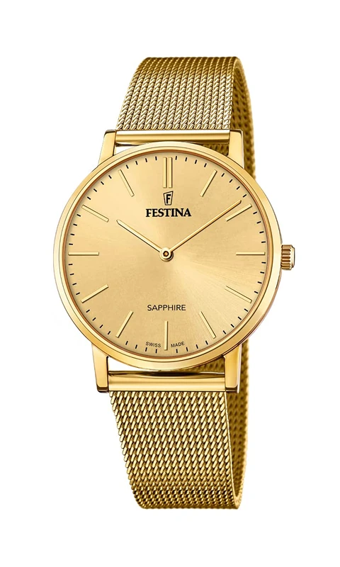 Festina , Men’s Swiss Made Watch, Gold, F20022/2