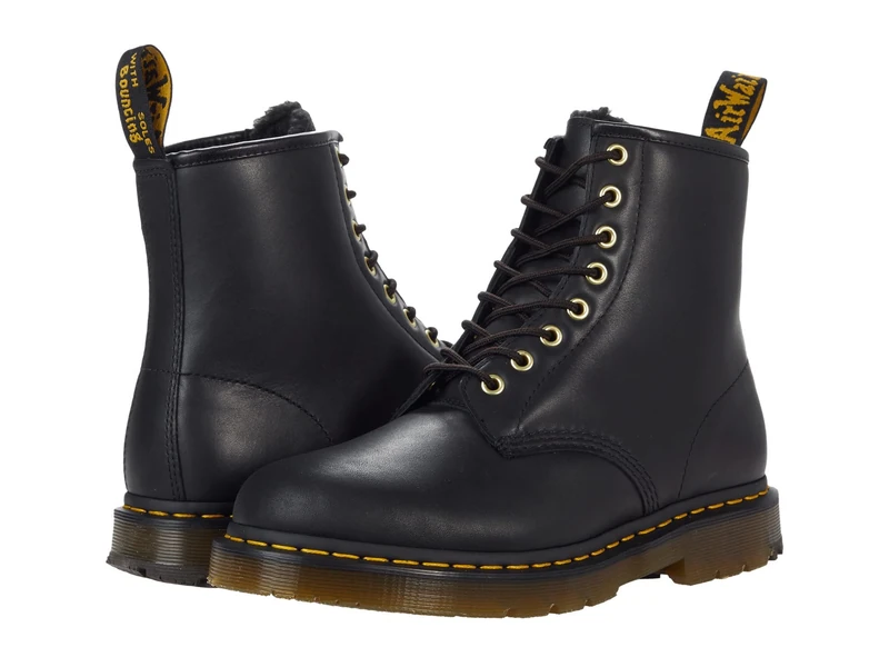 DR MARTENS Men's 8 Eye Boot, Black Blizzard Wp, 3 UK
