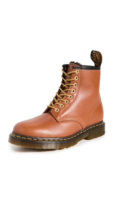 Dr. Martens Men's 8 Eye Boot, Tan Blizzard Wp, 7 UK
