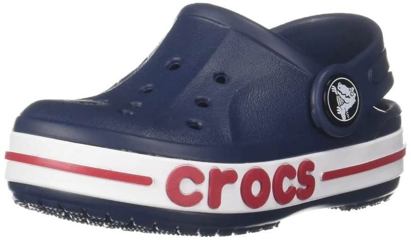 Crocs Kids Clogs, Bayaband Clog K, Navy,3 UK
