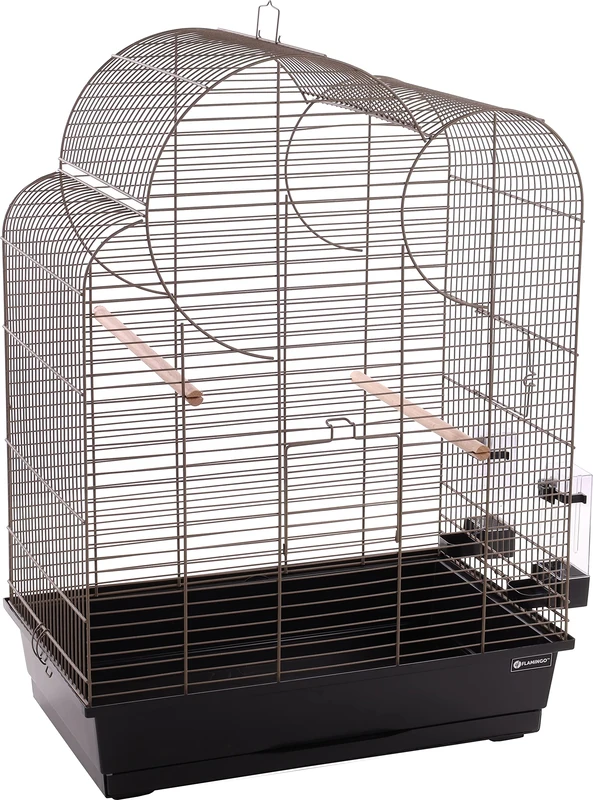 Flamingo PARAKEET CAGE WAMMER 1 METALLIC TAUPE 54x34x75CM - Image 1