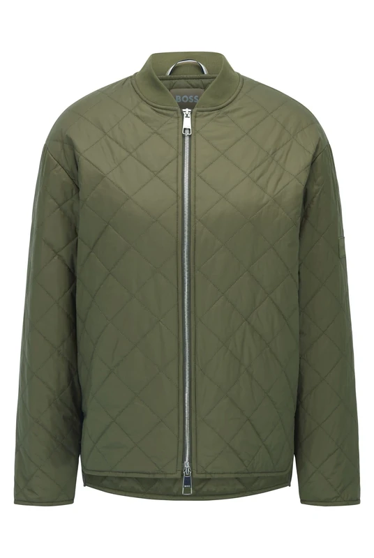 BOSS Women's C_Patilda Jacket, Dark Green303, 36