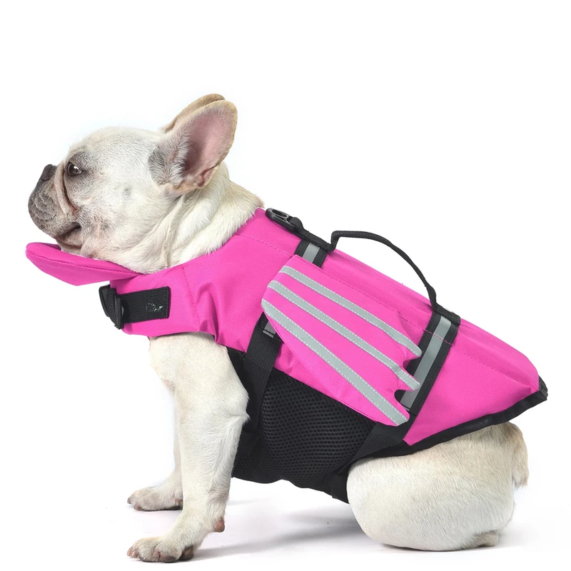 Petglad Dog Life Jacket - Wings Design Swim Vest (Pink, M)