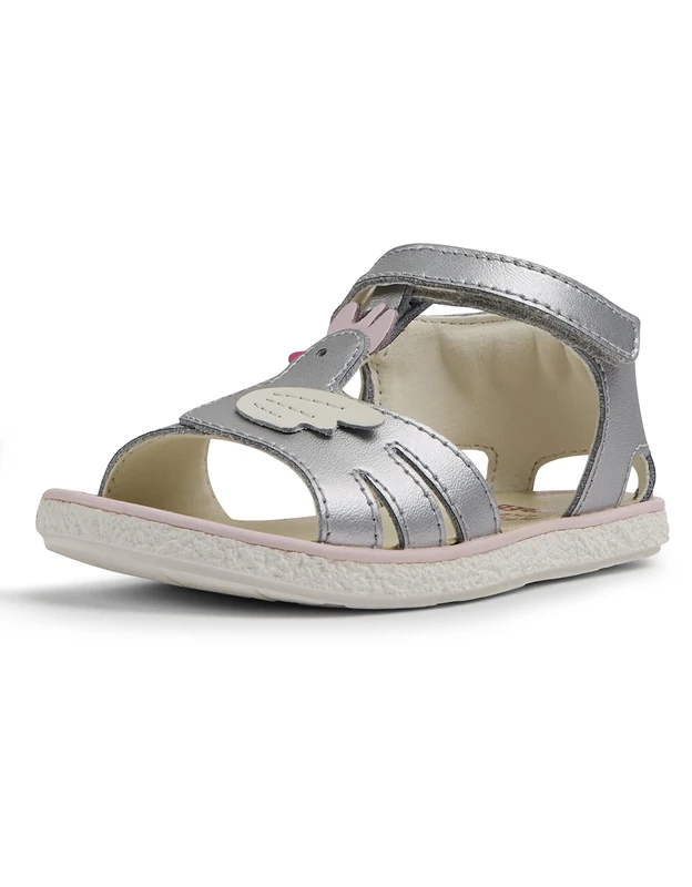 Camper K800471 Miko FW, T-strap sandal, Medium Gray, - Image 1