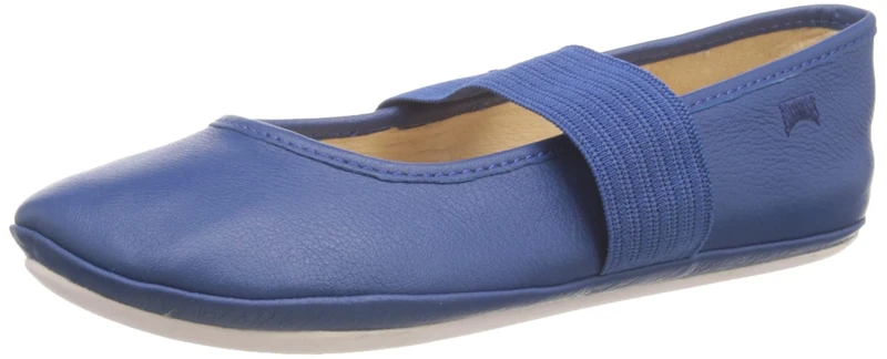 Camper 80025 Right Kids, Ballet Flat, Medium Blue,
