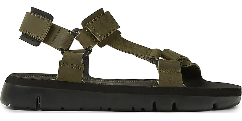 Camper K100416 Oruga Sandal, Strap, Medium Green, - Image 1