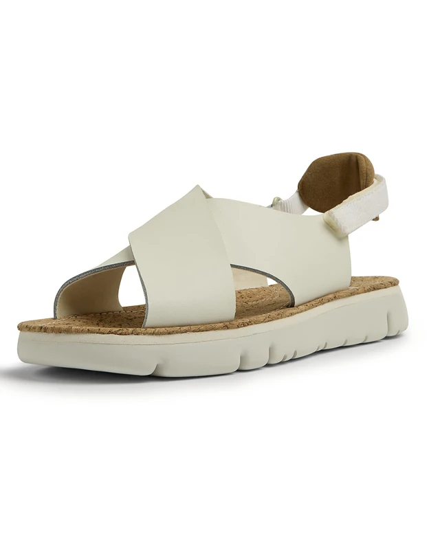 Camper K200157 Oruga Sandal, Other sandals, White Natural,