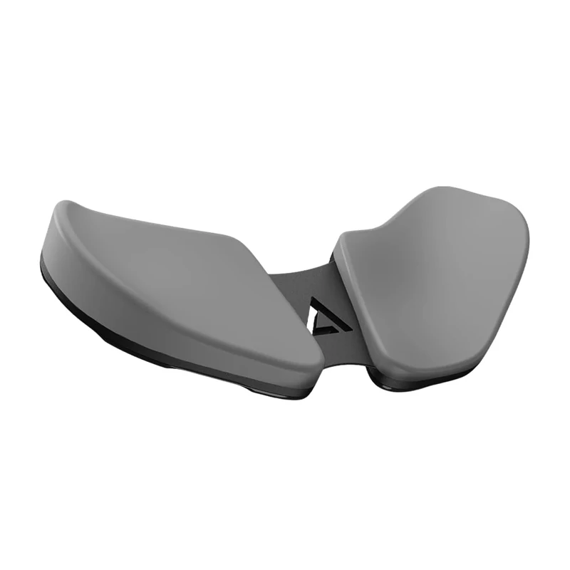 DELTAHUB Carpio 2.0 - Right-Handed Truly Ergonomic Wrist Rest for Mouse, Carpal Tunnel Support, Pain Relief, Anti-Fatigue, Easy Glide, Sleek, Office Computer, Laptop, Gaming - Small, Grey