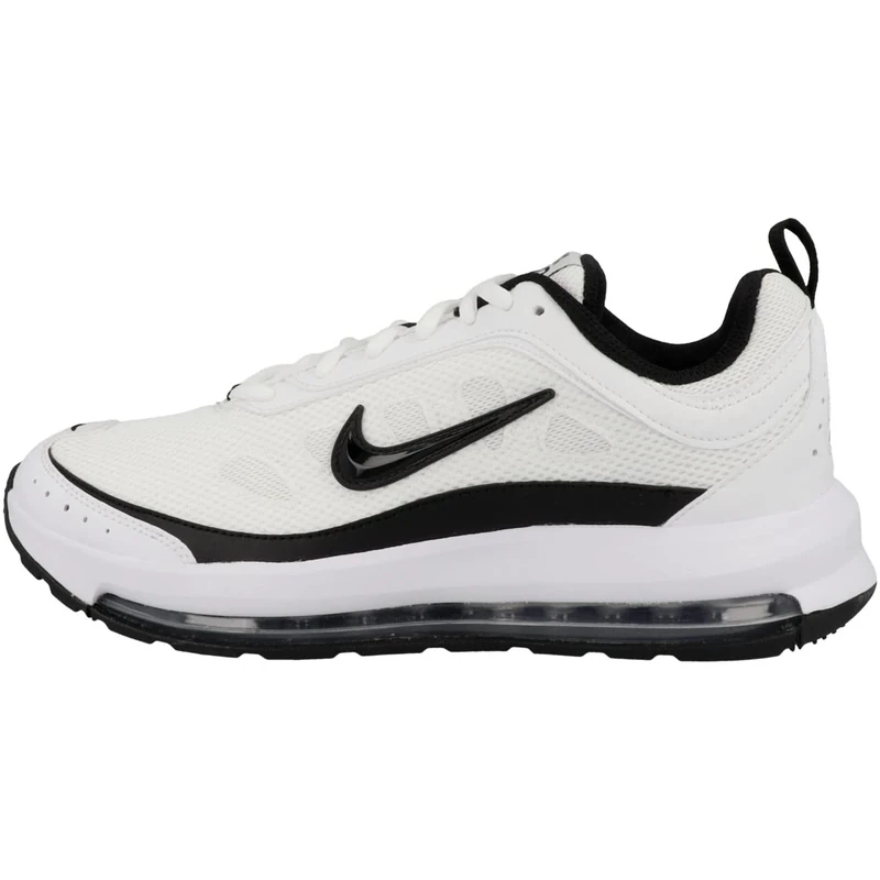 NIKE Women's Air Max Running Shoe,White Black Bright Crimson,5.5 UK