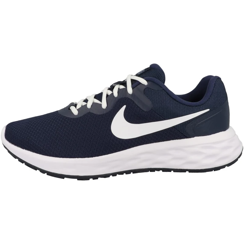 NIKE Men's Nike Revolution 6 Nn Sneaker, Midnight Navy White Obsidian Ashen Slate, 10 UK