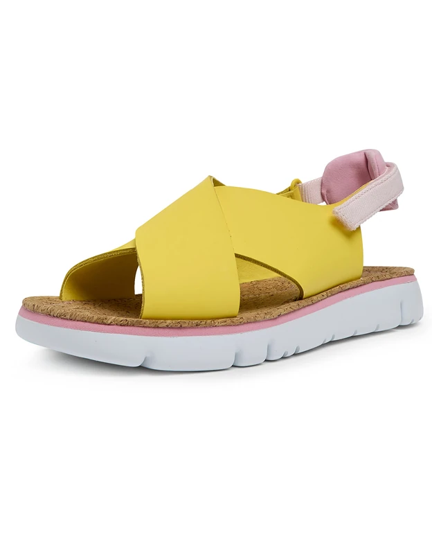 Camper K200157 Oruga Sandal, Other sandals, Bright Yellow,