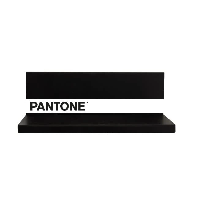 Homemania Shelfie Shelf Wall Decoration Object Holder Square with Shelves for Living Room Bedroom Black White Metal 60 x 14 x 13 cm - Image 1